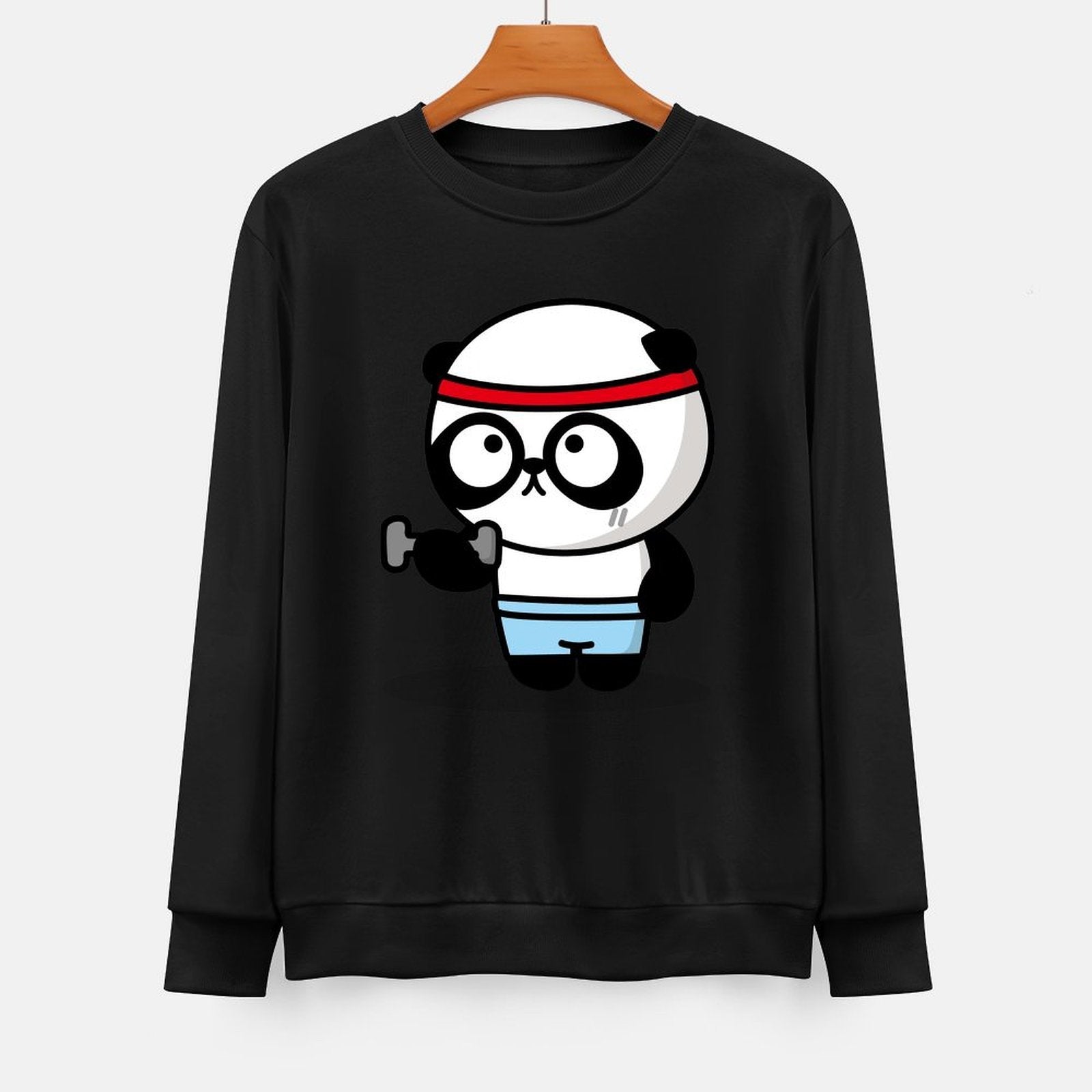 Front Patterned Long Sleeve TopIndoor Durable